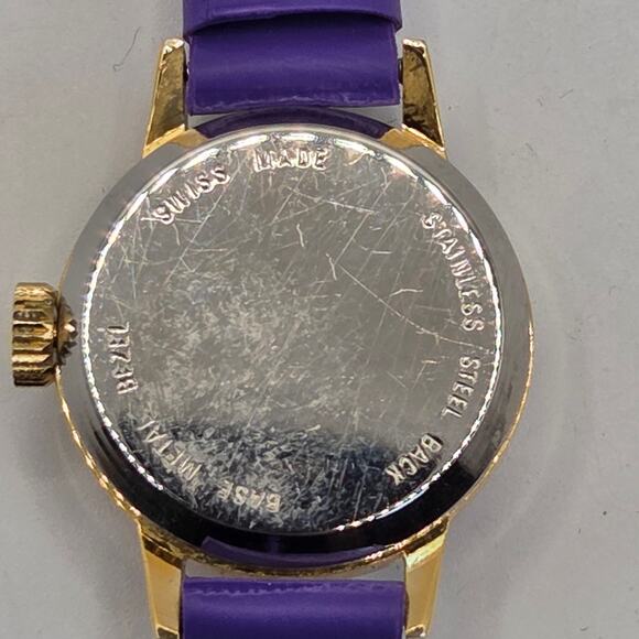 Vintage De Luxe 17 Jewel Swiss Virgin Islands Wind Up Ladies Watch 1960s - Picture 9 of 9